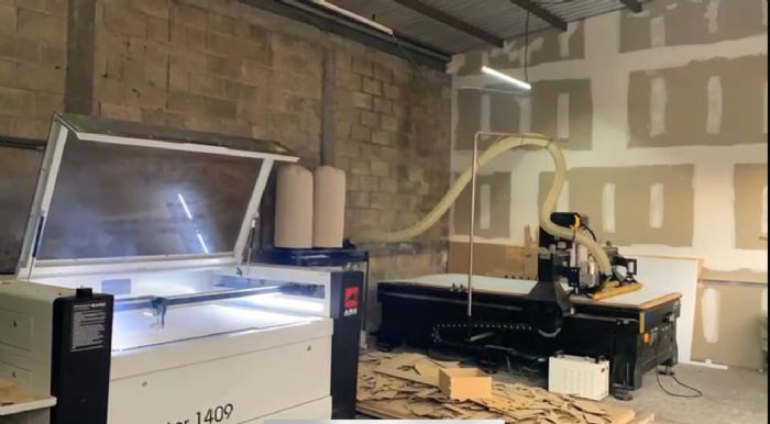CORTE EN CNC ROUTER LASER Y LASER DE FIBRA OPTICA, Y HERRERIA